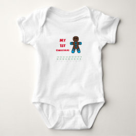 1. Weihnachten Baby Strampler