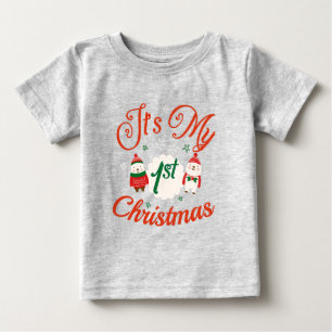 1. Weihnachten Baby T-shirt