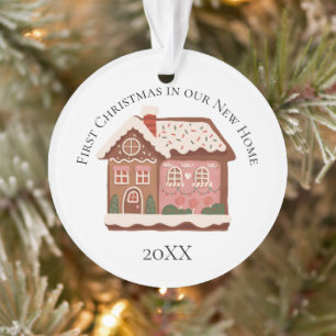 1. Weihnachten in unserem neuen Zuhause Gingerbret Ornament