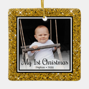1. Weihnachten Keramikornament