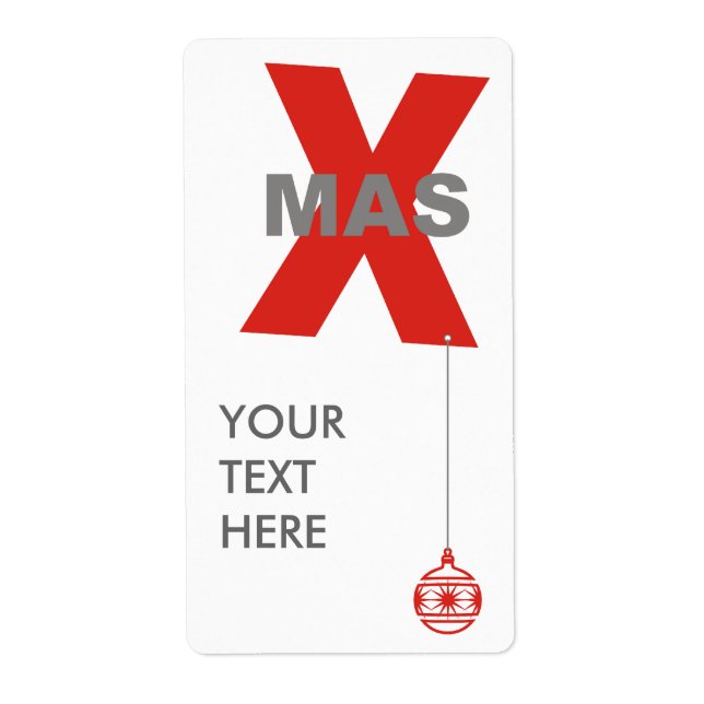 1 Weihnachten mit Weihnachtsbaum Ornament + Ihr Te (Vorne)