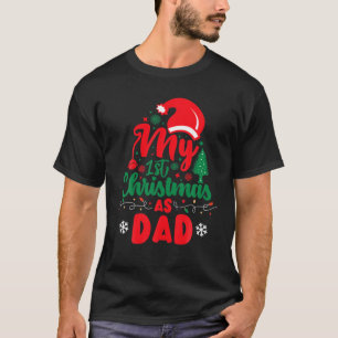1. Weihnachten Vater Weihnachtsbaum Vater Matching T-Shirt