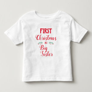 1. Weihnachtsfamilie, die roten Text in Einklang b Kleinkind T-shirt