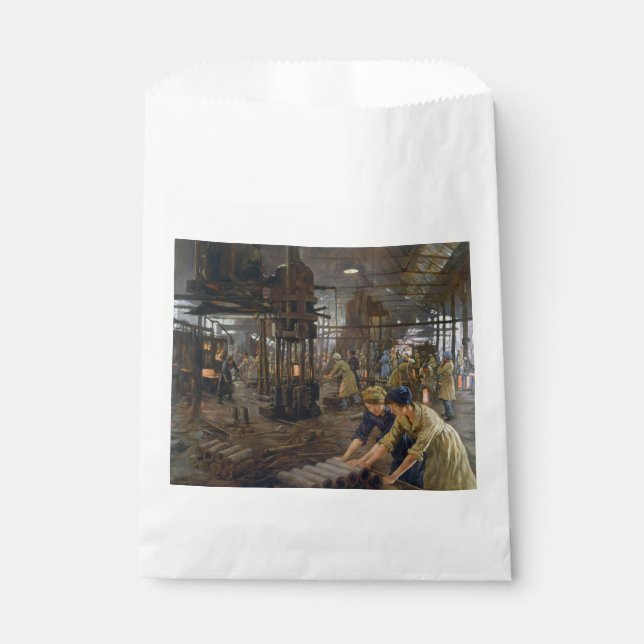 1. Weltkrieg 1918 Frauen in einer Munitionsfabrik Geschenktütchen (Vorderseite)