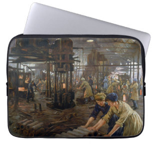 1. Weltkrieg 1918 Frauen in einer Munitionsfabrik Laptopschutzhülle