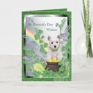 1. Westie Welpe Nummer eins spirituelle Botschaft Karte
