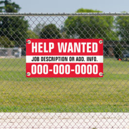 1' X 2' Hilfe Gewollt Banner