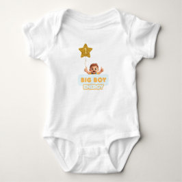 1 Year Big Boy Energy Baby One‑Piece Strampler