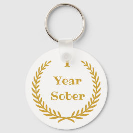 1 Year Sober Keychain for Addiction Recovery Schlüsselanhänger