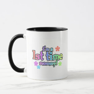 1. Zeit Mama-Regenbogen T - Shirts und Geschenke Tasse