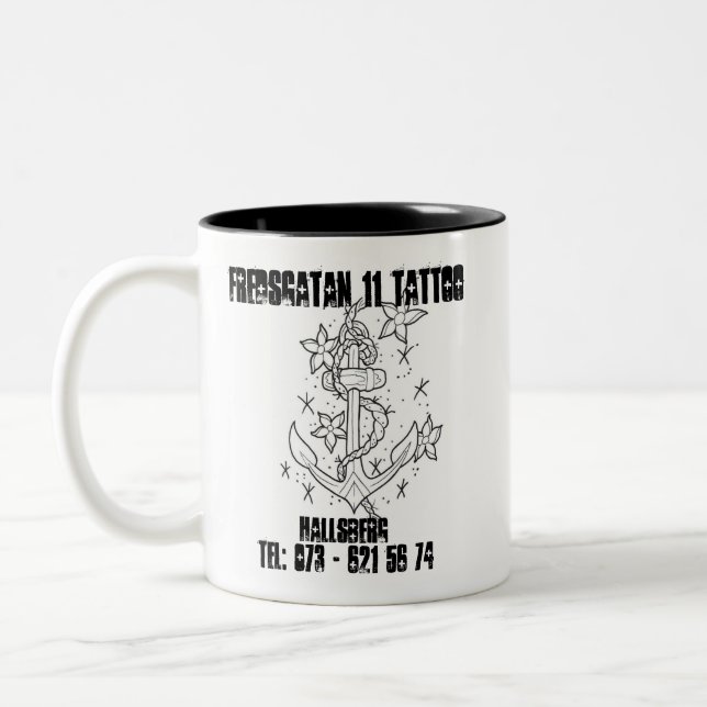 1 ZWEIFARBIGE TASSE (Links)