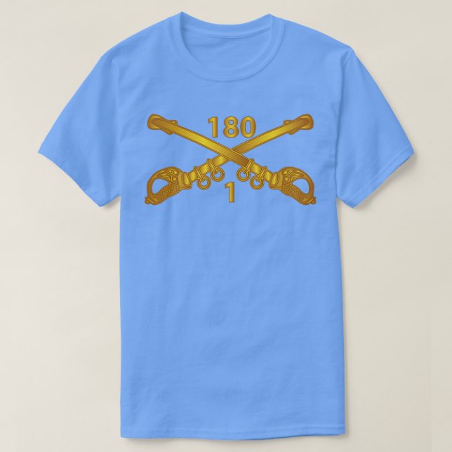 1. Zweigstelle des 180. Kavallerieregiments mit TX T-Shirt (Design vorne)