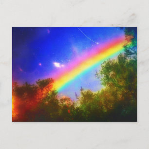 1COSMIC RAINBOW Postkarte