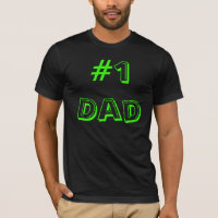 #1Dad im Alphabet-Suppen-Schriftart. Fertigen Sie