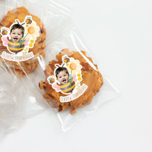 1er Anniversaire Custom Bee Sticker Party Favorise