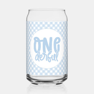 1er anniversaire fête mignonne Pastel Blue Onederf