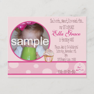 1er anniversaire Invitation