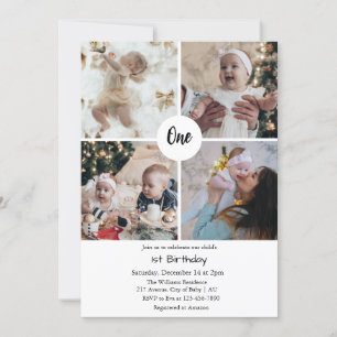 1er anniversaire invitations mon 1er anniversaire