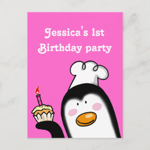 1er anniversaire invitations personnalisées