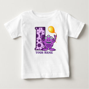 1er Anniversaire Monster Custom Baby T-shirt