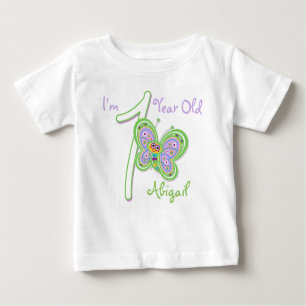 1er Anniversaire Papillon Baby T-shirt