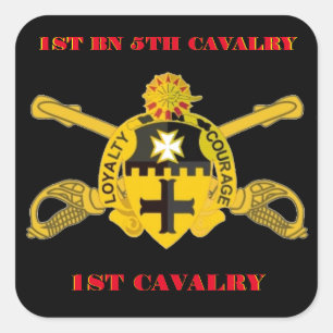 1ER BATAILLE 5E CAVALRY 1ER CAVALRY STICKERS