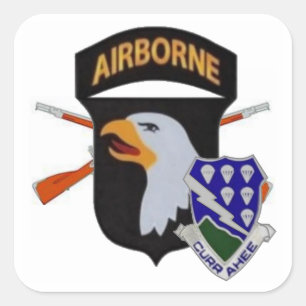 1ER BN 506E INFANTERIE 101E STICKERS AÉROBORNES