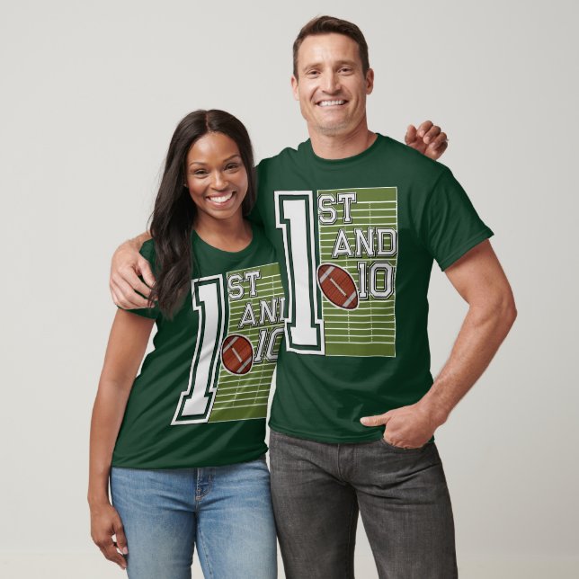 1er et 10 T-shirt de football (Unisexe)