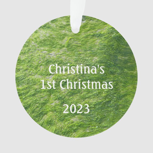 1er Noël Green Sea Moss Nature Cadeau (devant)