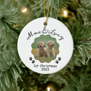 1er Noël, Ornement de Noël personnalisé pour anima