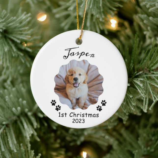 1er Noël, Ornement de Noël personnalisé pour anima (Arbre)