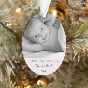 1er oncle de Noël de l'ornement de la nièce