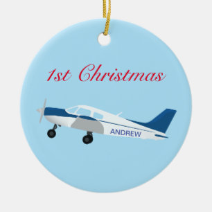 1er Ornement d'avion de Noël