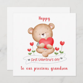 1er Saint Valentin garçon Saint Valentin Carte de 