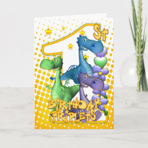 1ère Carte Anniversaire Pour Triplets Avec Trois D