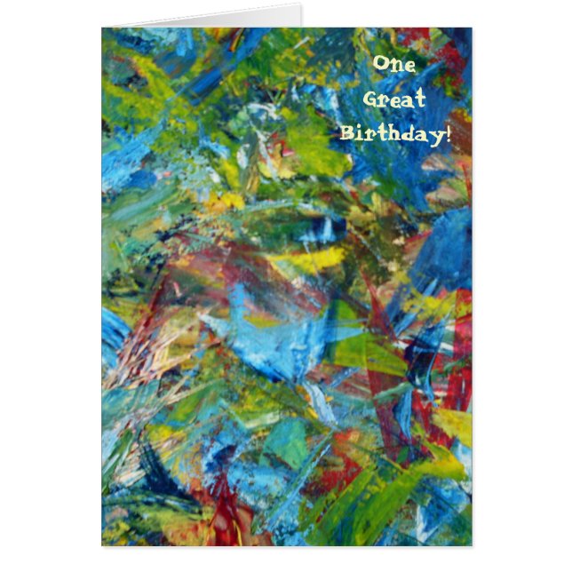 1ère carte d'anniversaire (Devant)