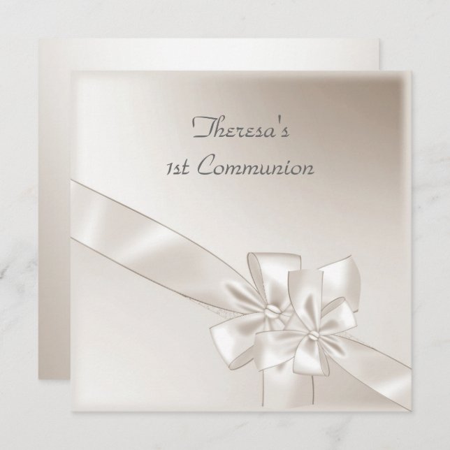 1ère invitation du Parti Communion (Devant / Derrière)