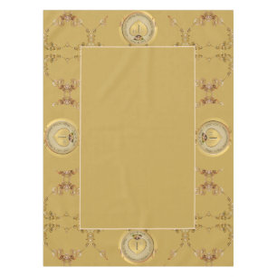 1ère Mariage d'or en ocre nappe