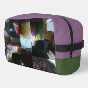 1FB1F9F4 Cyberpunk-Glitch-Art-Mosaik-Abstrakt Waschbeutel