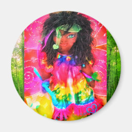 1FEE DOLL PINK MAGNET