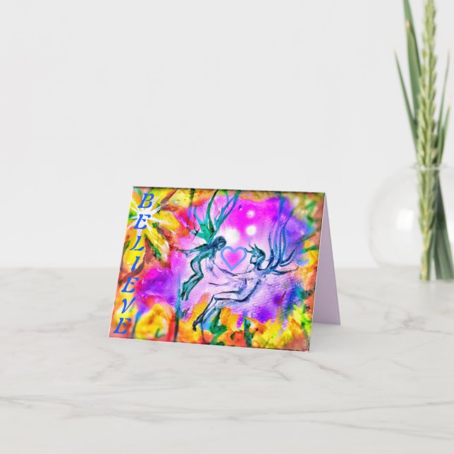1GLAUBEN FEE KLEINE GREETKARTE KARTE (Vorderseite)