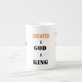 1God1King erstellt durch Collection Specialty Tass Prozellantasse