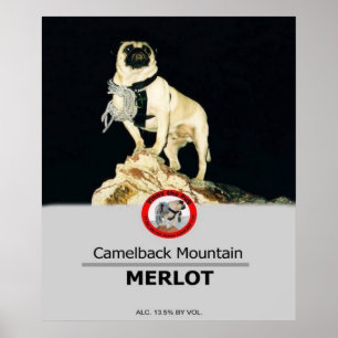 1Lt. Vincent Thomas Mops Private Label Wine Poster