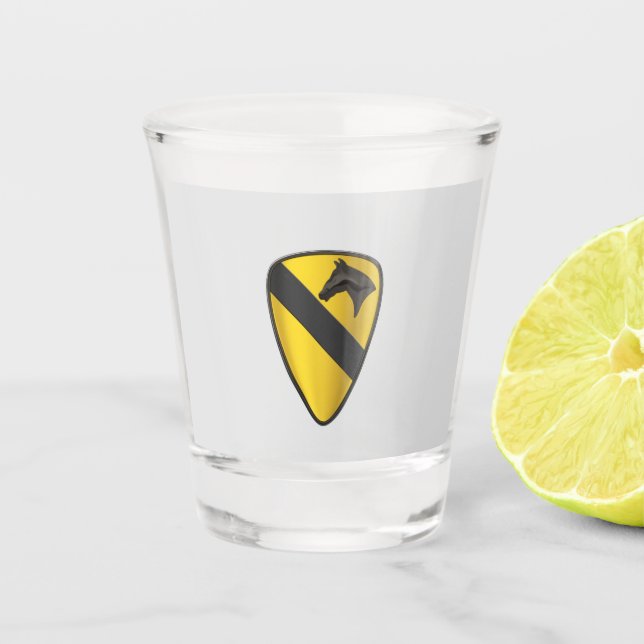 1re division de cavalerie Verre de tir (Devant)