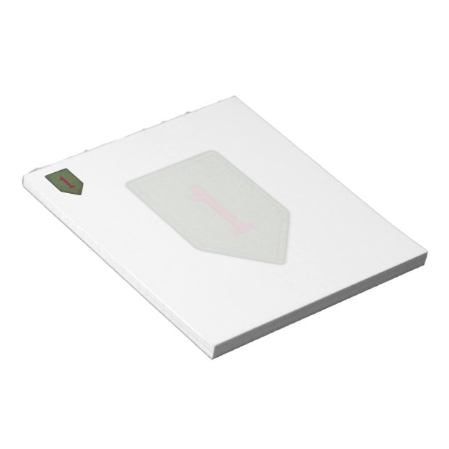 1re division d'infanterie timbre Bloc-notes (Incliné)