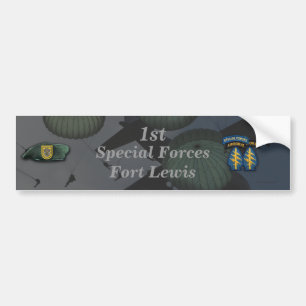 1re Sticker pour pare-chocs Fort Lewis