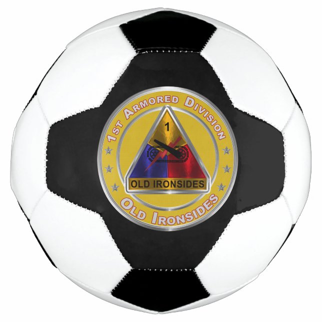1st Armored Division NIEDRIGERER PREIS Fußball (Vorderseite)