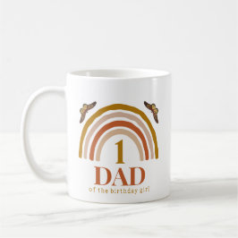 1st birthday of girl customized dad kaffeetasse