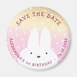 1st Birthday Save Magnet
