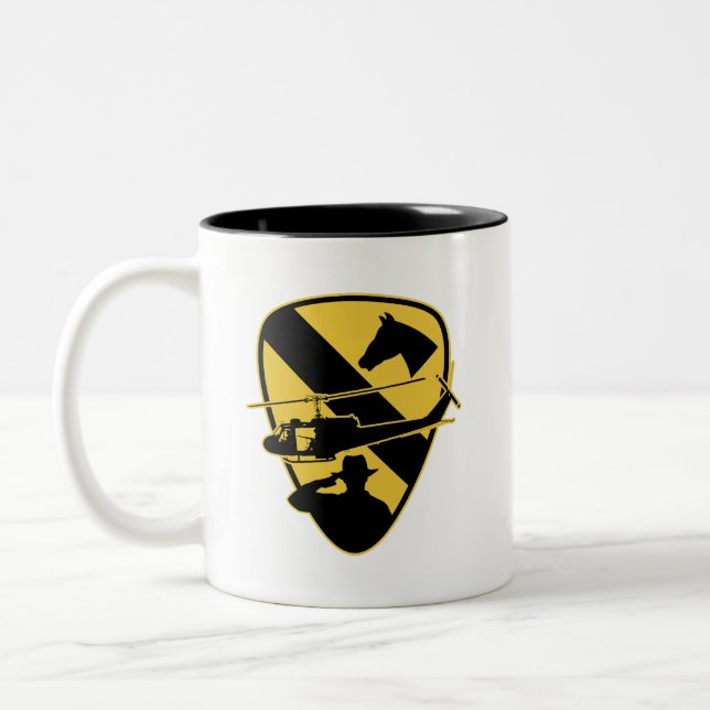 1st Cavalry Division  Zweifarbige Tasse (Links)